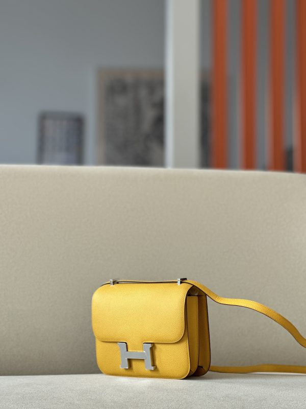 Constance 19 Epsom Jaune Amber(9D) Palladium Hardware - Image 3