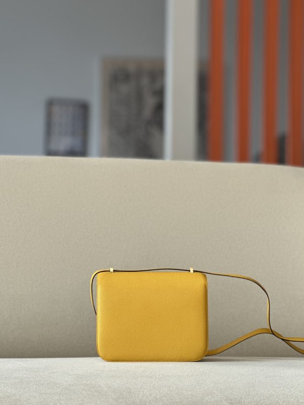 Constance 19 Epsom Jaune Amber(9D) Gold Hardware - Image 2