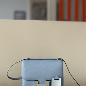 Constance 19 Epsom Bleu Lin(J7)  Palladium Hardware