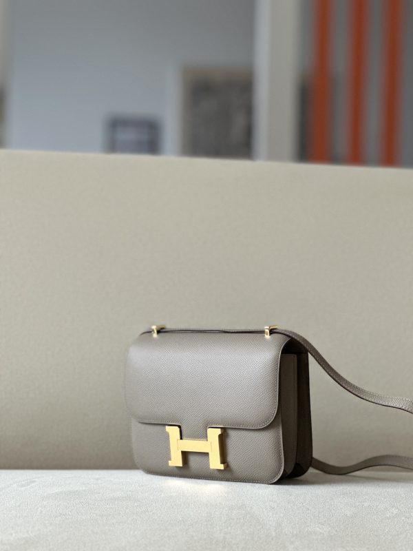Constance 19 Epsom Gris Asphalte(M8) Gold Hardware - Image 3