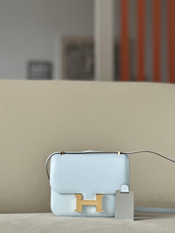 Constance 19 Epsom Blue Pale(08) Gold Hardware