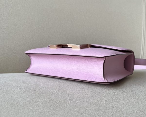 Constance 19 Epsom Mauve Sylvestre(X9) Rose Gold Hardware - Image 4