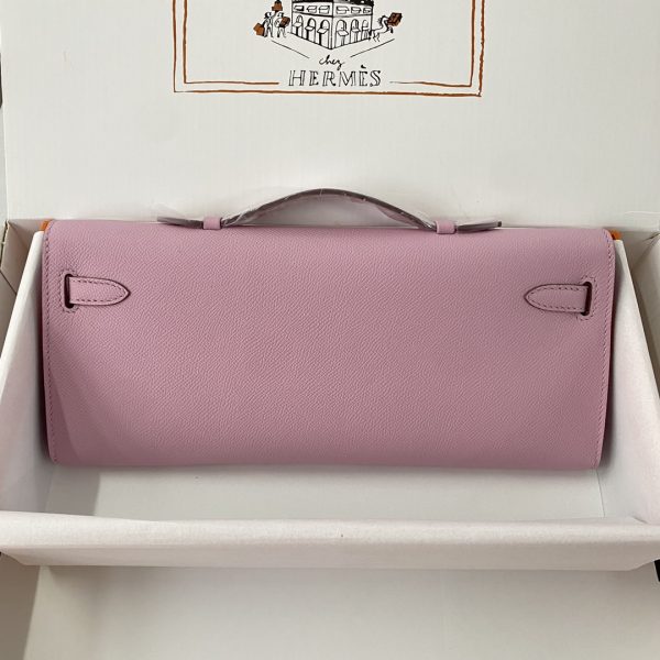 Kelly Cut 31 Epsom Mauve Sylvestre  (X9) Palladium Hardware - Image 7