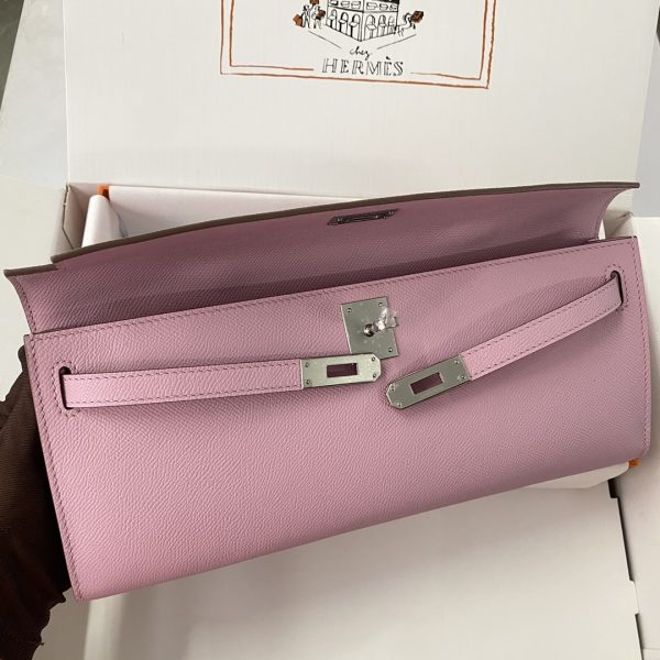 Kelly Cut 31 Epsom Mauve Sylvestre  (X9) Palladium Hardware - Image 3