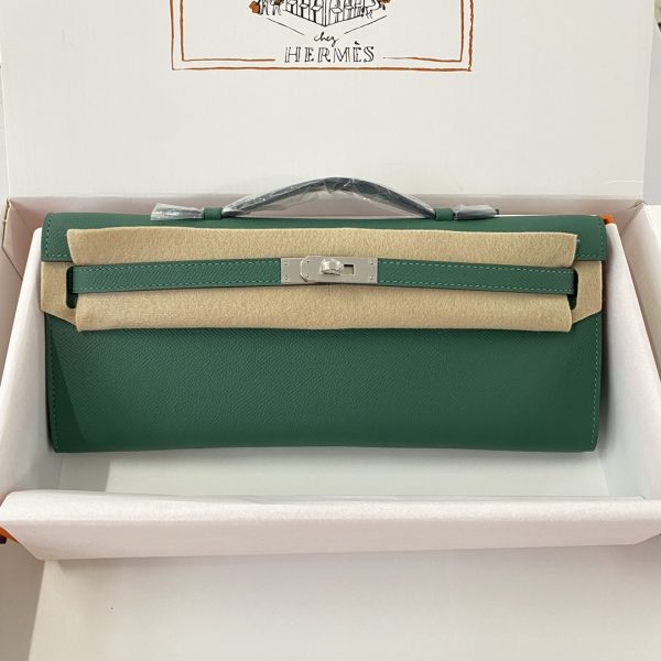 Kelly Cut 31 Epsom Malachite  (Z6) Palladium Hardware