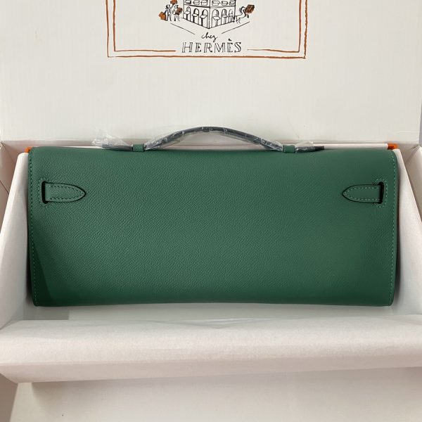 Kelly Cut 31 Epsom Malachite  (Z6) Gold Hardware - Image 7