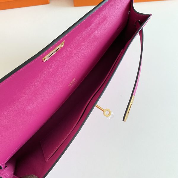 Kelly Cut 31 Swift Rose Pourpre (L3) Gold Hardware - Image 3