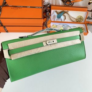 Kelly Cut 31 Epsom bambou (1K) Palladium Hardware