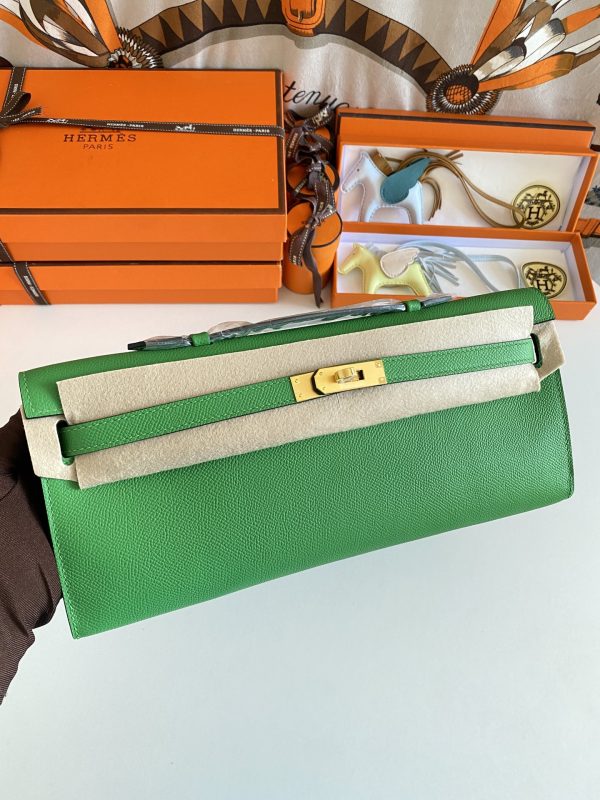Kelly Cut 31 Epsom bambou (1K) Gold Hardware