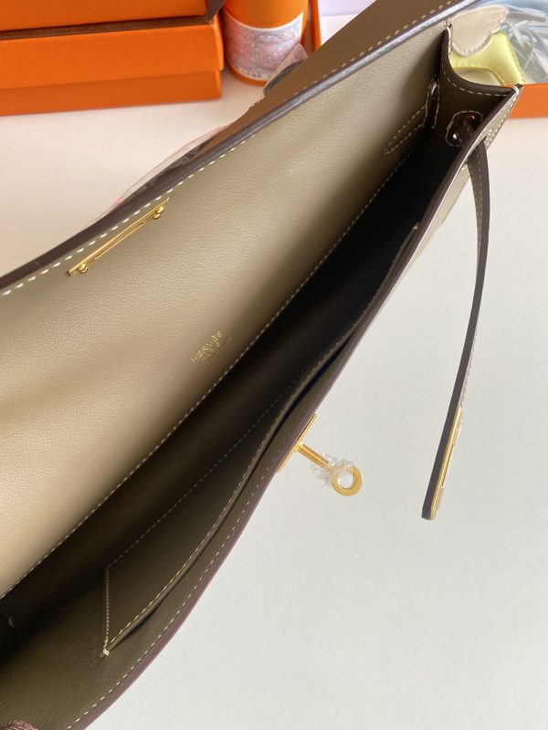 Kelly Cut 31 Swift Etoupe (18) Gold Hardware - Image 3