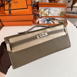 Kelly Cut 31 Epsom Etoupe (18) Palladium Hardware