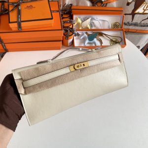 Kelly Cut 31 Swift Craie (10) Gold Hardware