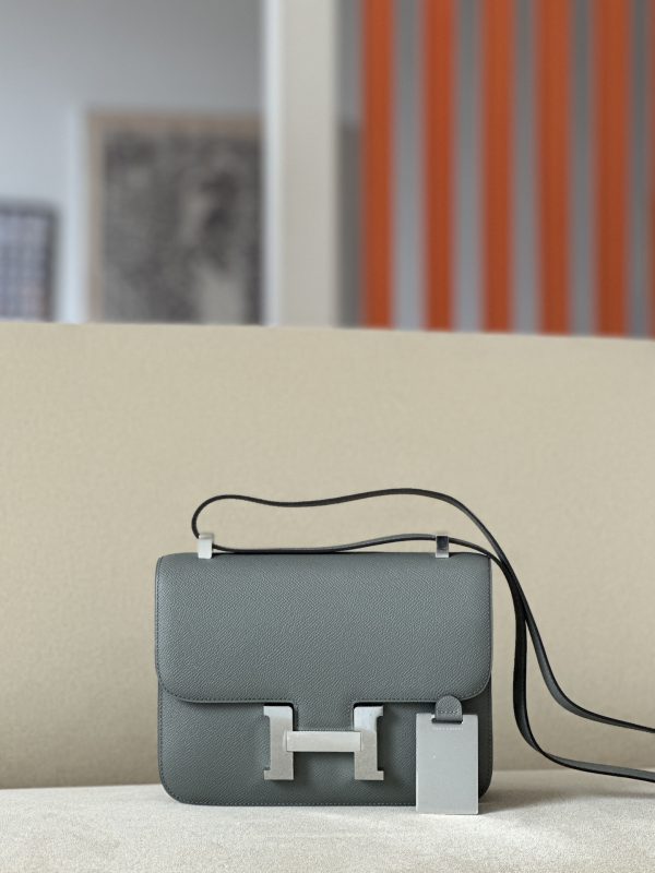Constance 19 Epsom Gris Meyer(0L) Palladium Hardware