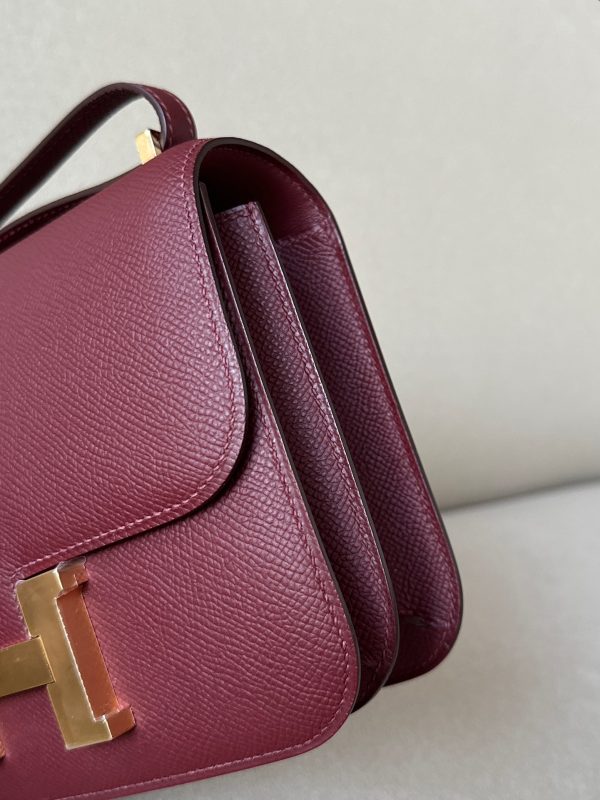 Constance 19 Epsom Rouge H(55) Gold Hardware - Image 11