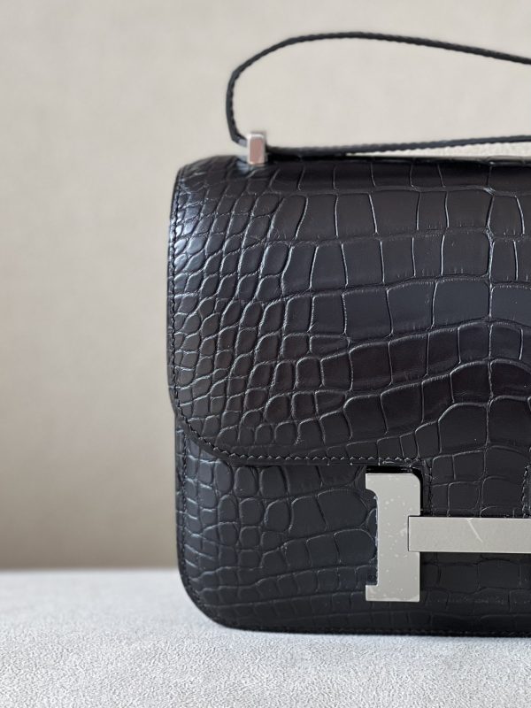 Constance 19 Matte Alligator Nior  (89) Palladium Hardware - Image 10