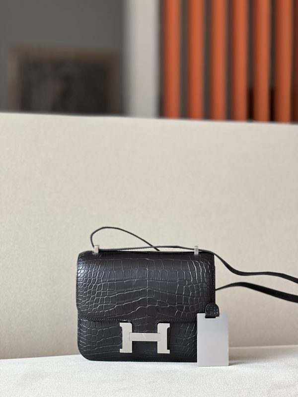 Constance 19 Matte Alligator Nior  (89) Palladium Hardware