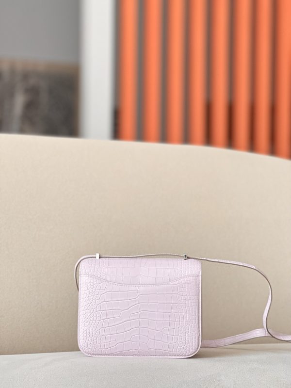 Constance 19 Matte Alligator Mauve Pale (09) Palladium Hardware - Image 2