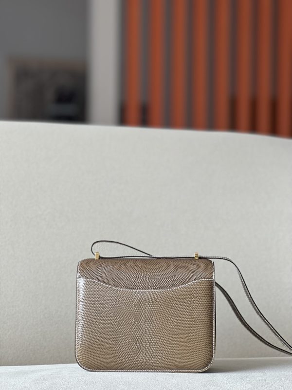 Constance 19 Lizard Ficelle (17) And Gris Caillou(8D)Palladium Hardware - Image 2