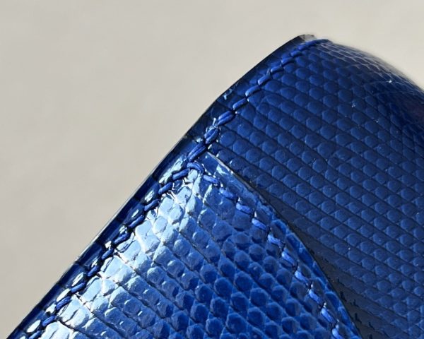 Constance 19 Lizard Blue Saphir (73) Gold Hardware - Image 6