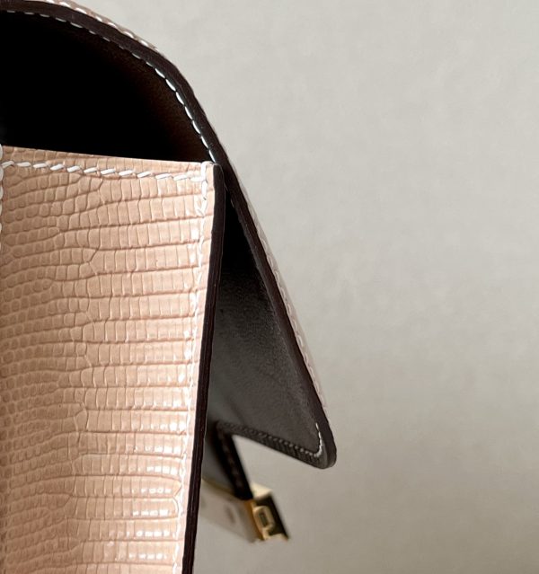 Constance 19 Lizard Beige Sable(1I) And Ficelle (17) Palladium Hardware - Image 10