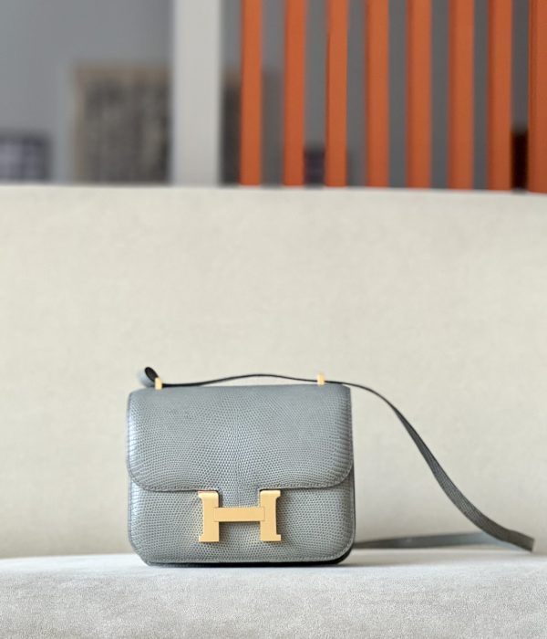 Constance 19 Lizard Etain(8F) Gold Hardware