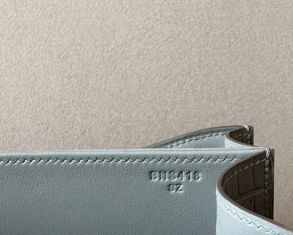 Constance 19 Matte Alligator Gris Perle(80) Palladium Hardware - Image 5