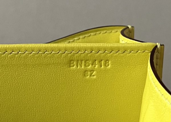 Constance 19 Matte Alligator Mimosa (M9) Palladium Hardware - Image 11