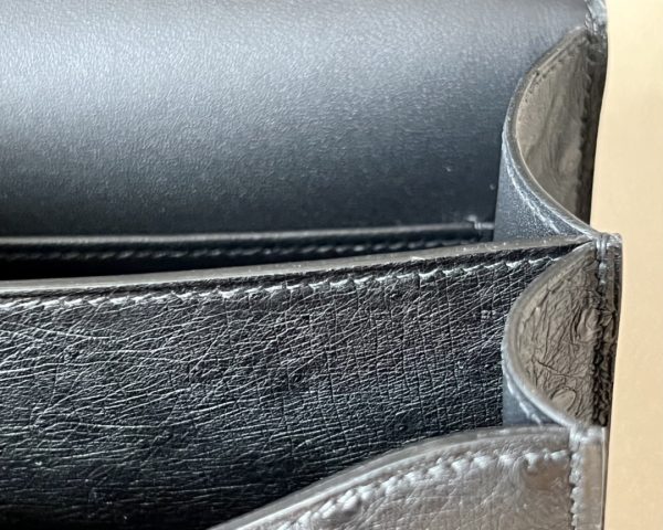 Constance 19 Ostrich Nior (89) Palladium Hardware - Image 9