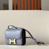 Constance 19 Ostrich Gris Agate (82) Gold Hardware - Image 2