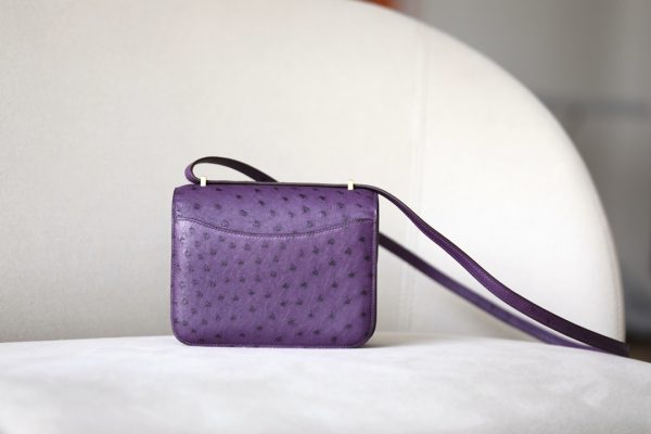 Constance 19 Ostrich Anemone  (P9) Gold Hardware - Image 3