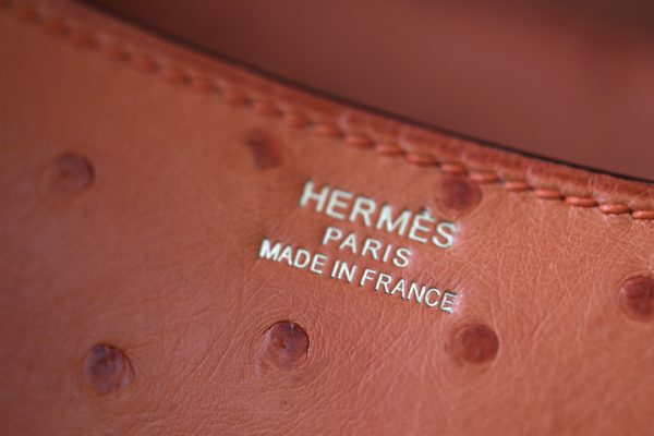 Constance 19 Ostrich Orange (93) Gold Hardware - Image 11