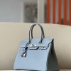 Birkin 30 Togo Bleu Lin(J7) Palladium Hardware - Image 2