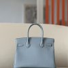 Birkin 30 Togo Bleu Lin(J7) Palladium Hardware - Image 3