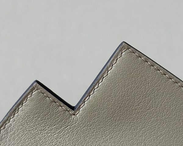 Kelly Pochette Swift Beige Marfa (8Q) Palladium Hardware - Image 8