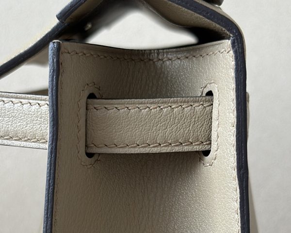 Kelly Pochette Swift Beige Marfa (8Q) Gold Hardware - Image 5