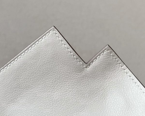 Kelly Pochette Swift Craie (10) Gold Hardware - Image 7