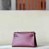 Kelly Pochette Swift Rouge H (55) Gold Hardware - Image 3