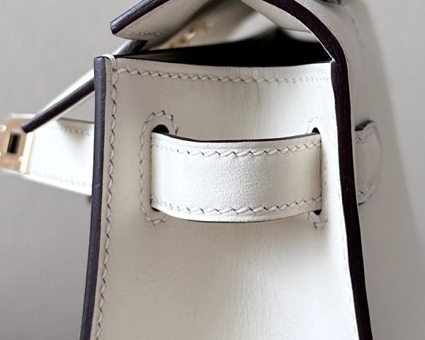 Kelly Pochette Swift Nata  (I2) Gold Hardware - Image 9