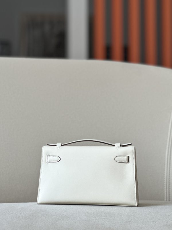 Kelly Pochette Swift Nata  (I2) Gold Hardware - Image 3