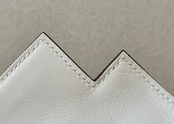 Kelly Pochette Swift Nata  (I2) Palladium Hardware - Image 6