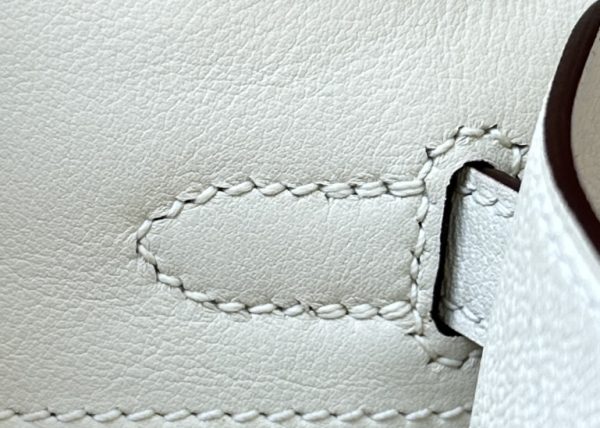 Kelly Pochette Swift Nata  (I2) Palladium Hardware - Image 5