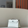 Kelly Pochette Swift Nata  (I2) Palladium Hardware - Image 2