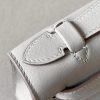 Kelly Pochette Swift Gris Perle (80) Palladium Hardware - Image 8