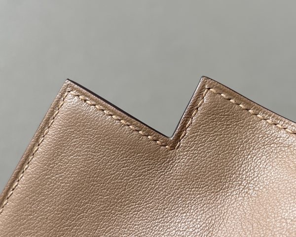 Kelly Pochette Swift Chai (0M) Gold Hardware - Image 5