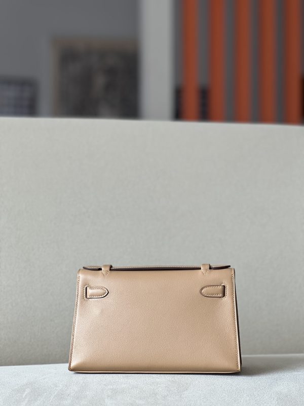 Kelly Pochette Swift Chai (0M) Gold Hardware - Image 2