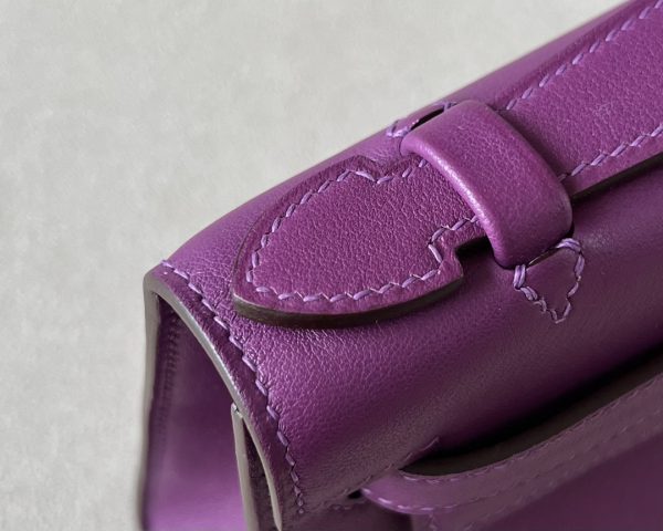 Kelly Pochette Swift Anemone (P9) Palladium Hardware - Image 7