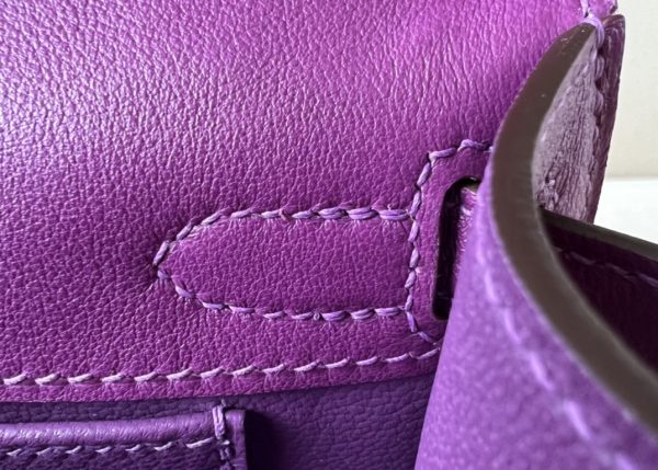 Kelly Pochette Swift Anemone (P9) Palladium Hardware - Image 5