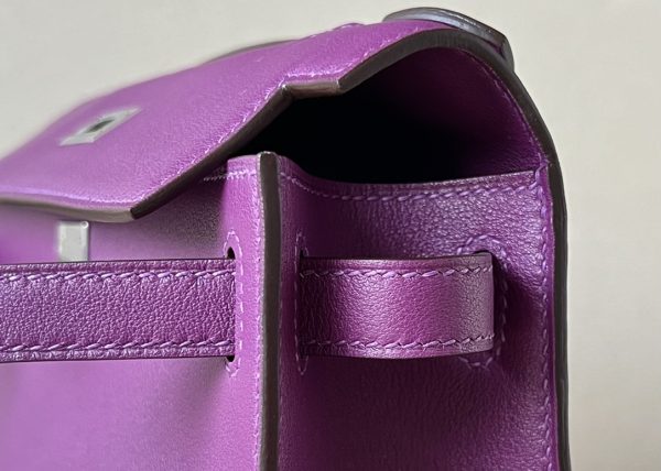 Kelly Pochette Swift Anemone (P9) Palladium Hardware - Image 4