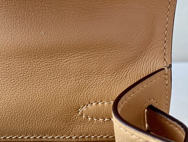 Kelly Pochette Swift Chai (0M) Gold Hardware - Image 7