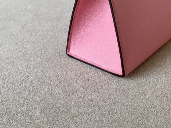 Kelly Pochette Swift Pink  (5P) Palladium Hardware - Image 5